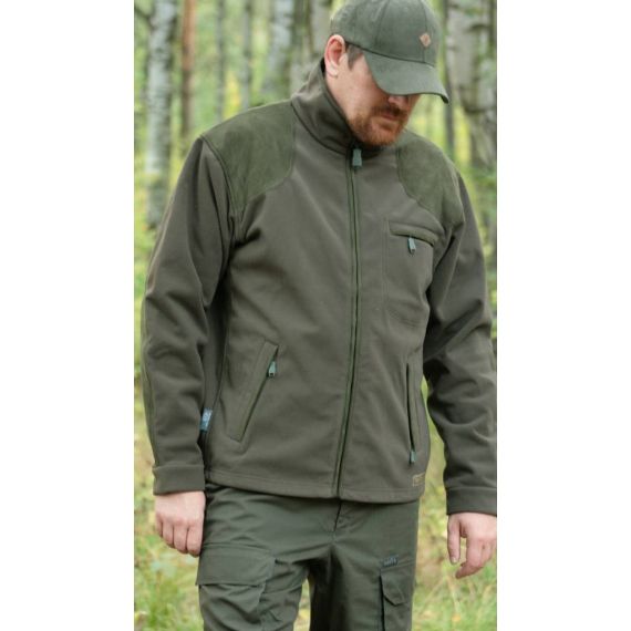 Толстовка мужская Sasta Hunter jacket, 394 Duck Blind, Цвет: 39 Dark Forest, Размер: XL, изображение 4