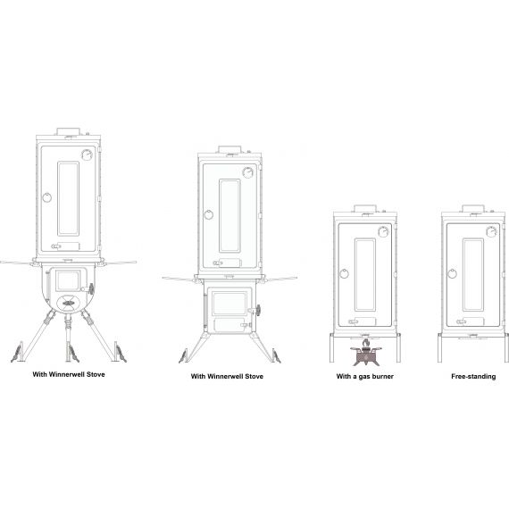 Складная коптильня Winnerwell Fastfold Smoker Large, изображение 10