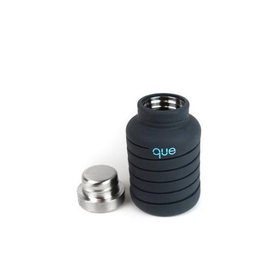 Питьевая бутылка Que The Collapsible Bottle 592 мл, Metallic Charcoal, Цвет: Metallic Charcoal, изображение 3