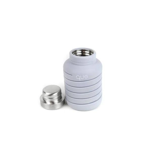 Питьевая бутылка Que The Collapsible Bottle 355 мл, Cloudy Grey, Цвет: Cloudy Grey, изображение 3