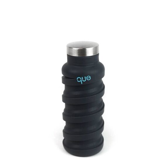 Питьевая бутылка Que The Collapsible Bottle 355 мл, Metallic Charcoal, Цвет: Metallic Charcoal