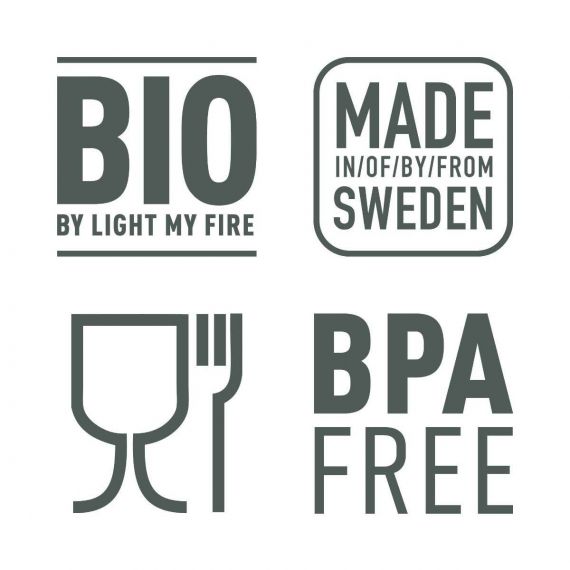 Ложка-вилка Light My Fire Medium BIO, Musty Yellow, Цвет: Musty Yellow, изображение 3