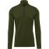 Термофутболка мужская Thermowave Merino One Zipper, Forest Green, Цвет: Forest Green, Размер: S