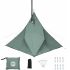 Tент Pomoly Rhombus Bushcraft Tarp Canvas Wolf Den 2.0 Shelter, Green, Цвет: Green