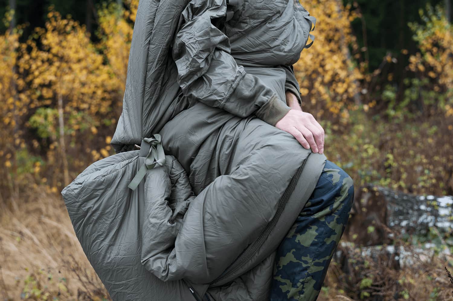 Спальный армейский мешок Carinthia Wilderness Large для похода, охоты, бушкрафта и выживания