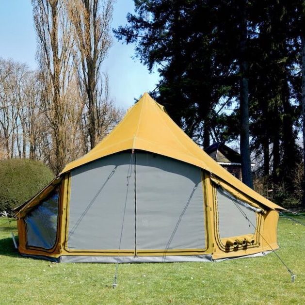 Большая хлопковая палатка для глэмпинга Autentic Jack Bell 5.2, Turmeric