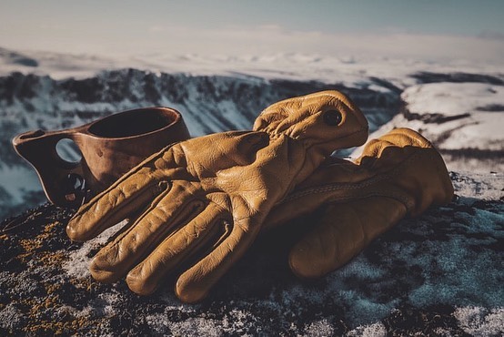 Зимние кожаные перчатки Crud Gjöra Elk Skin Thinsulate Lined для туризма и бушкрафта