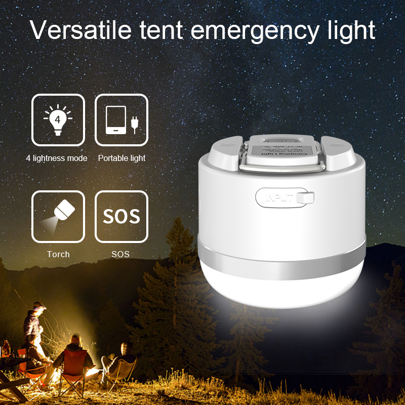Ударопрочный походный фонарь Greenbar Camping Light 3600, White для путешествий, палатки, кемпинга