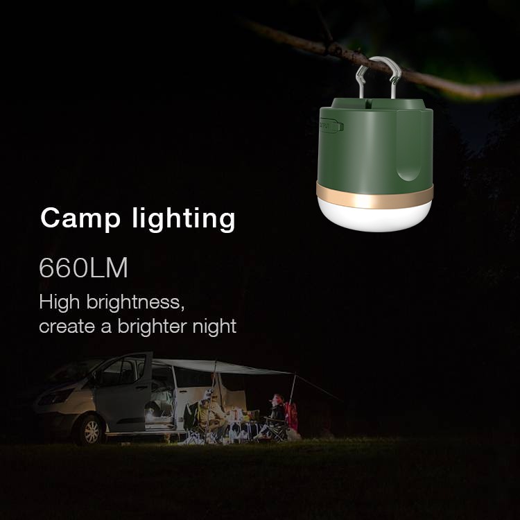Компактный туристический фонарь Camping Light 5400, Green для похода, палатки, кемпинга