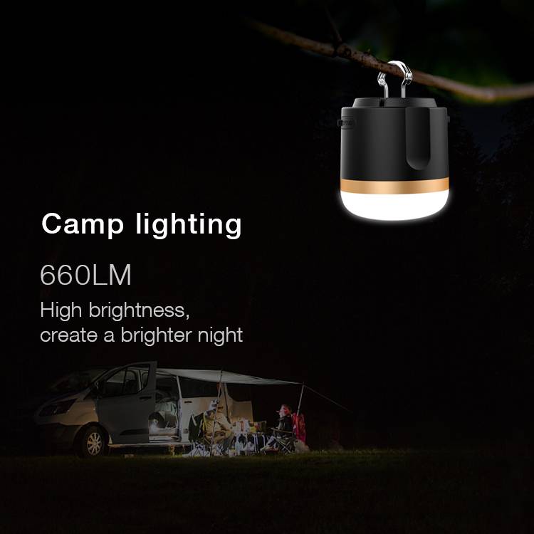 Фонарь туристический Greenbar Camping Light 3600, Black