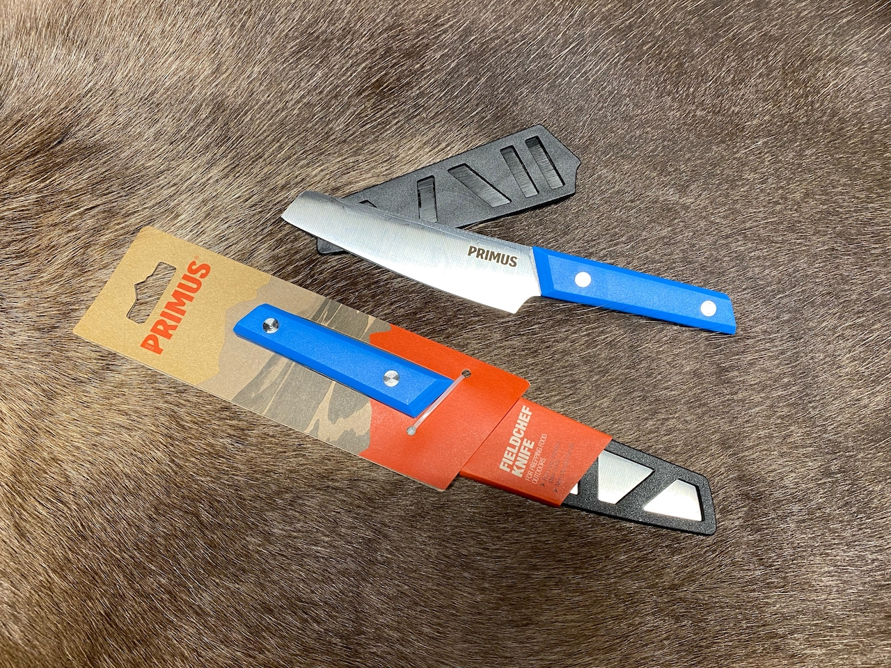 Кухонный туристический нож шеф-повара Primus FieldChef Knife, Blue