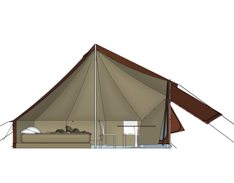 Большая кемпинговая палатка Autentic Jack Bell 5.2