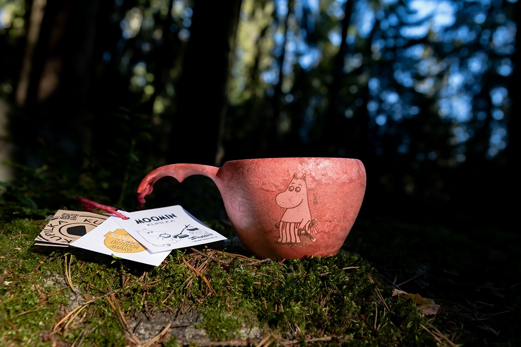 Туристическая чашка-кукса Kupilka 37 Moominmamma, Cranberry для похода, отдыха на природе, пикника, кемпинга