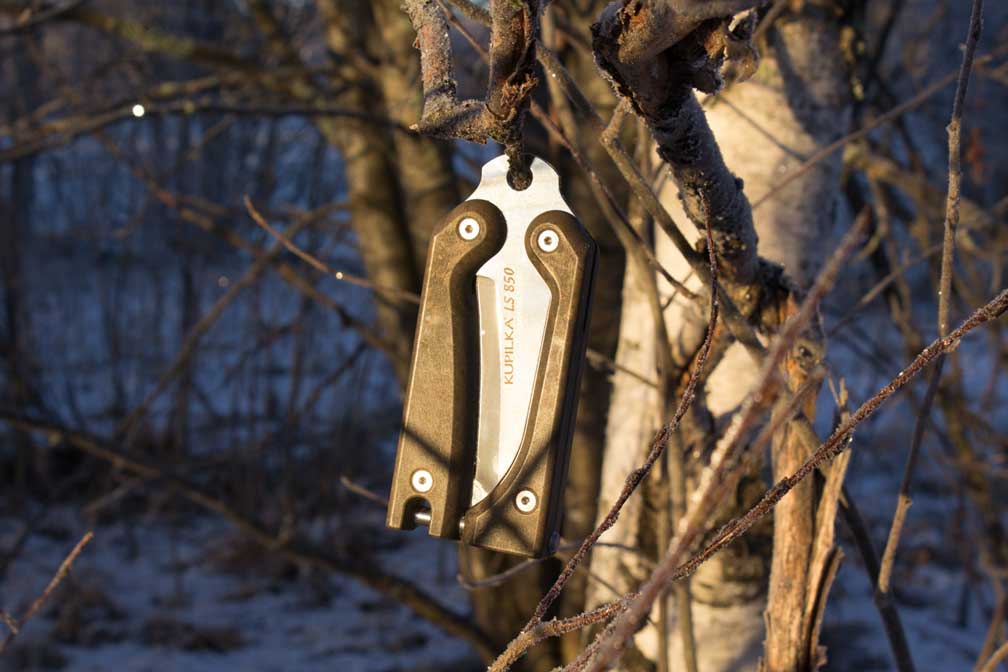 Финский охотничий складной нож-скиннер Kupilka LS 850 для снятия шкур и разделки дичи