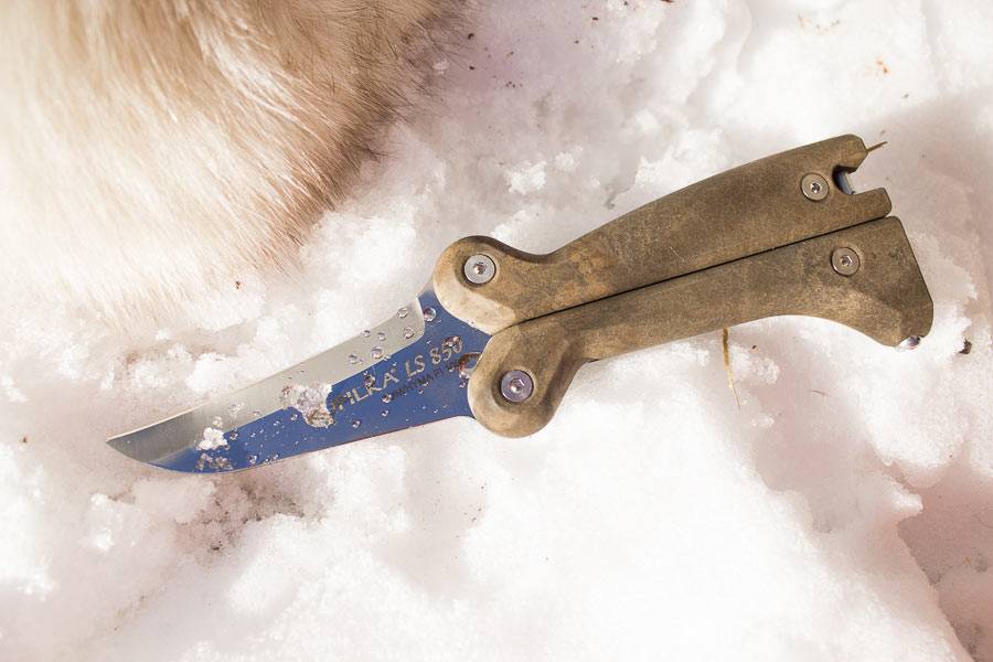 Финский охотничий нож-скиннер Kupilka LS 850 для снятия шкур и разделки дичи