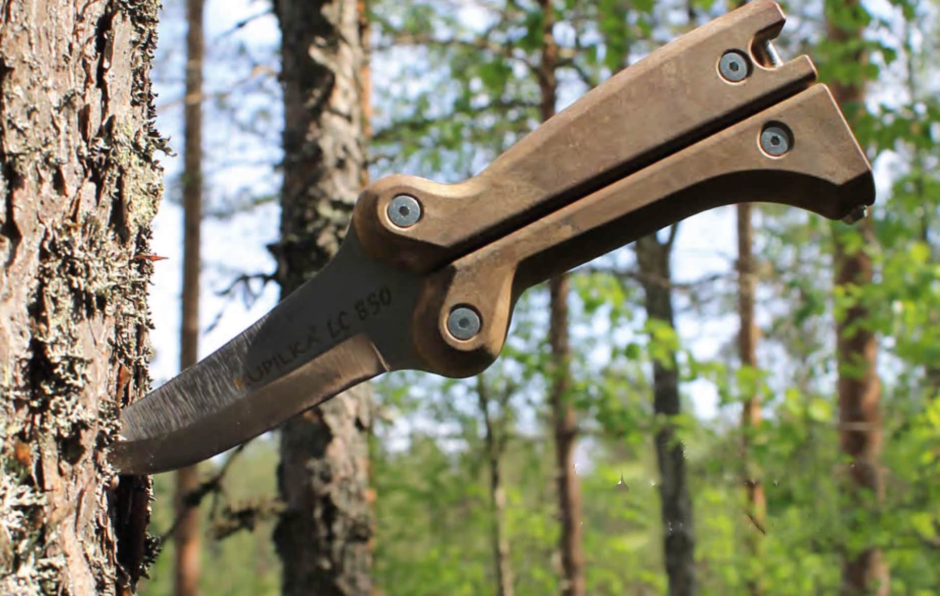 Складной финский нож Kupilka LC 850 Original для бушкрафта, похода, туризма