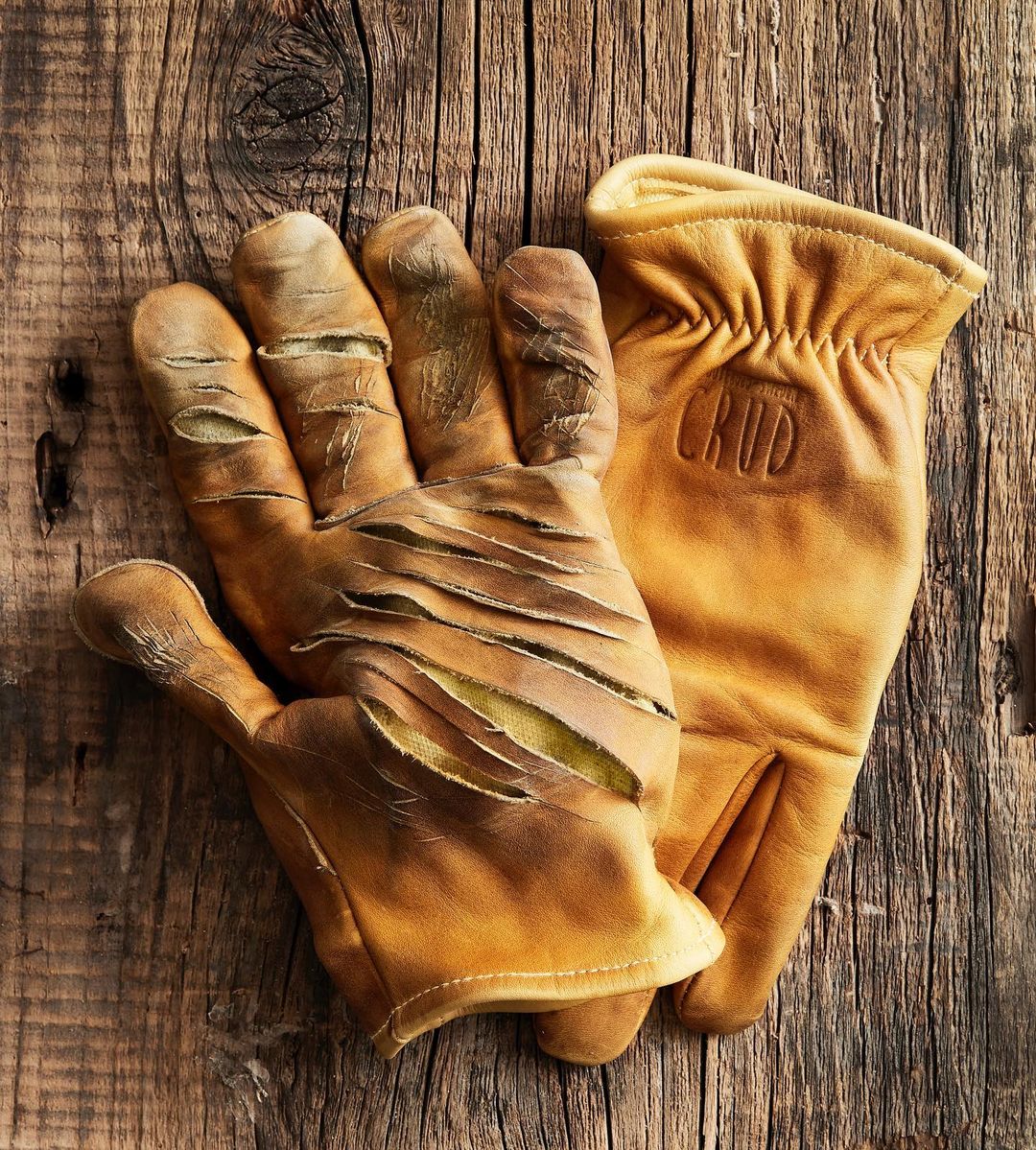 Кожаные перчатки Crud Dickson Kevlar gloves для туризма, бушкрафта, путешествий