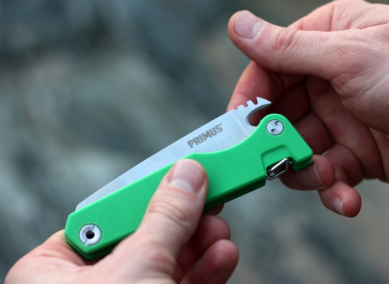 Кухонный складной нож Primus FieldChef Pocket Knife, Moss для туристов, охотников, рыбаков