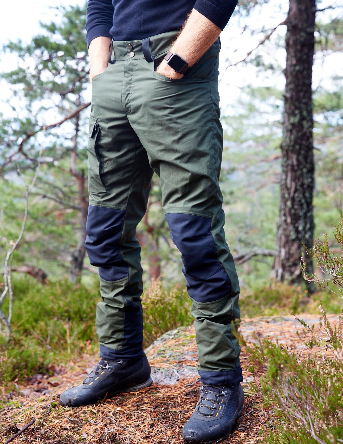 Туристические мужские брюки Sasta Peski Ventile, 38 Dark Olive для похода,  охоты, рыбалки купить в MyBiggame