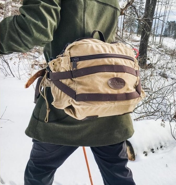 Туристическая поясная сумка-рюкзак Frost River Lumbar Pack для походов, путешествий, бушкрафта