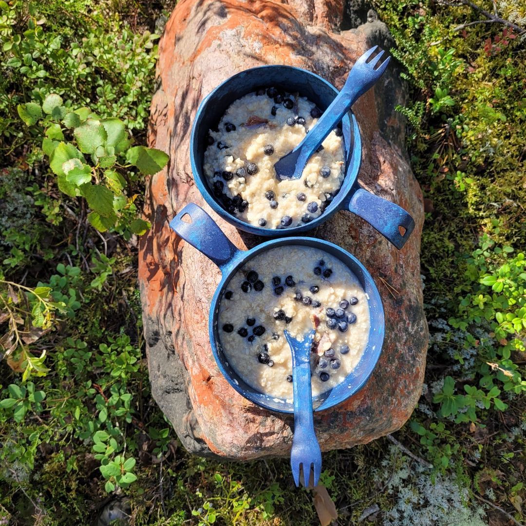 Оригинальная финская туристическая миска Kupilka 55, Blueberry для кемпинга, похода, отдыха на природе
