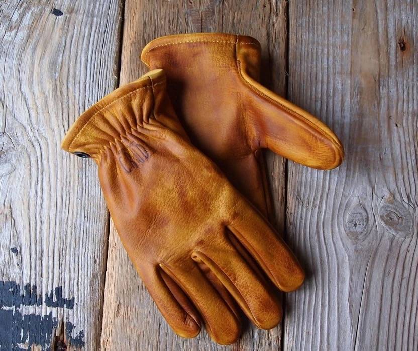 Кожаные перчатки для бушкрафта и туризма Crud Dickson Gloves