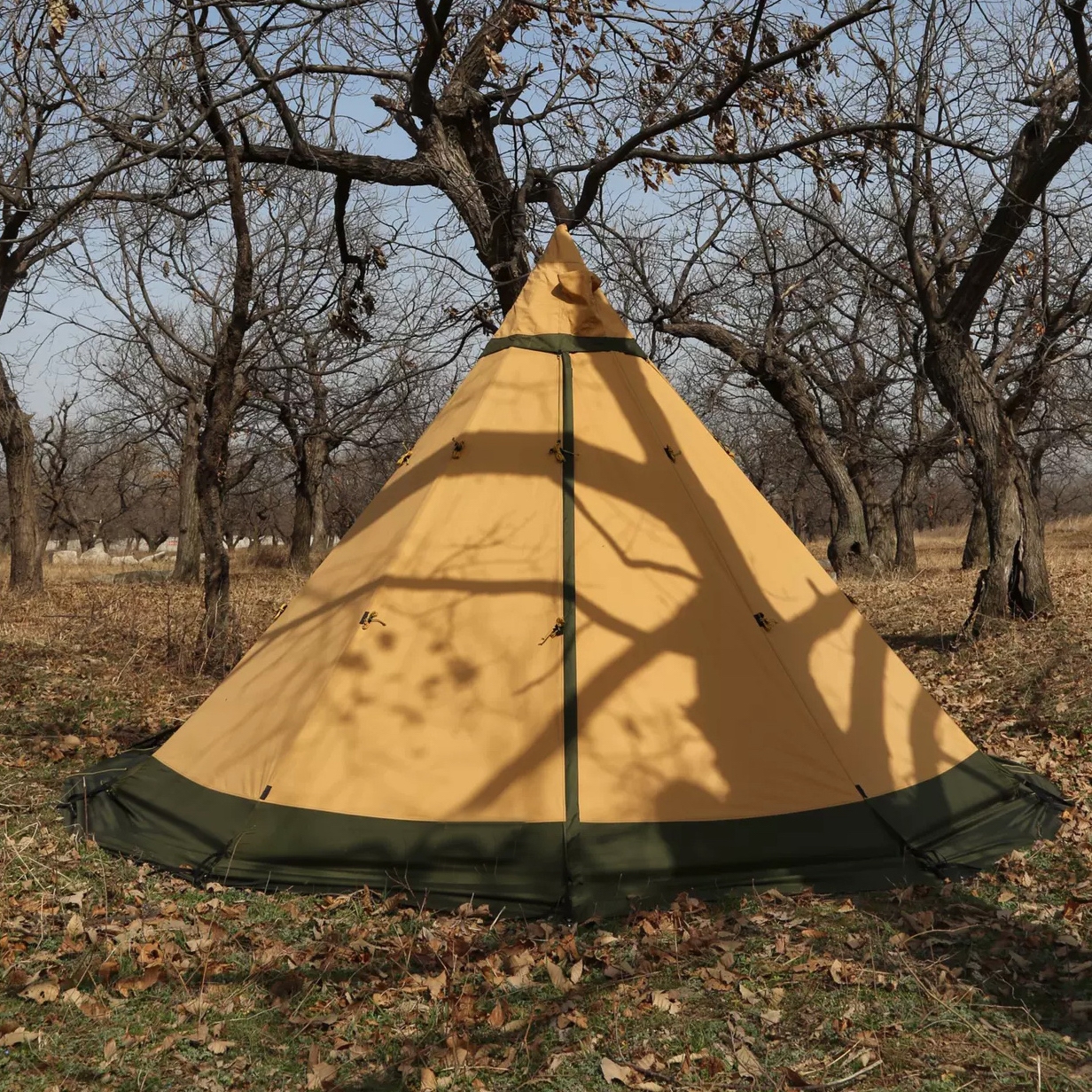 Туристическая палатка шатер True Brands Tent Safir 7 Pro под печь для похода, кемпинга, активного отдыха на природе