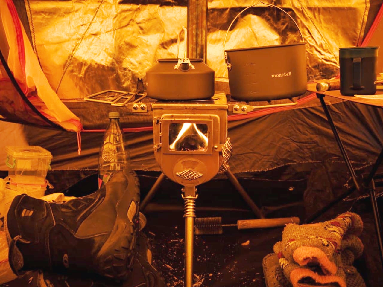 Мобильная печь  в палатку Winnerwell Woodlander Small для рыбалки, туризма, кемпинга
