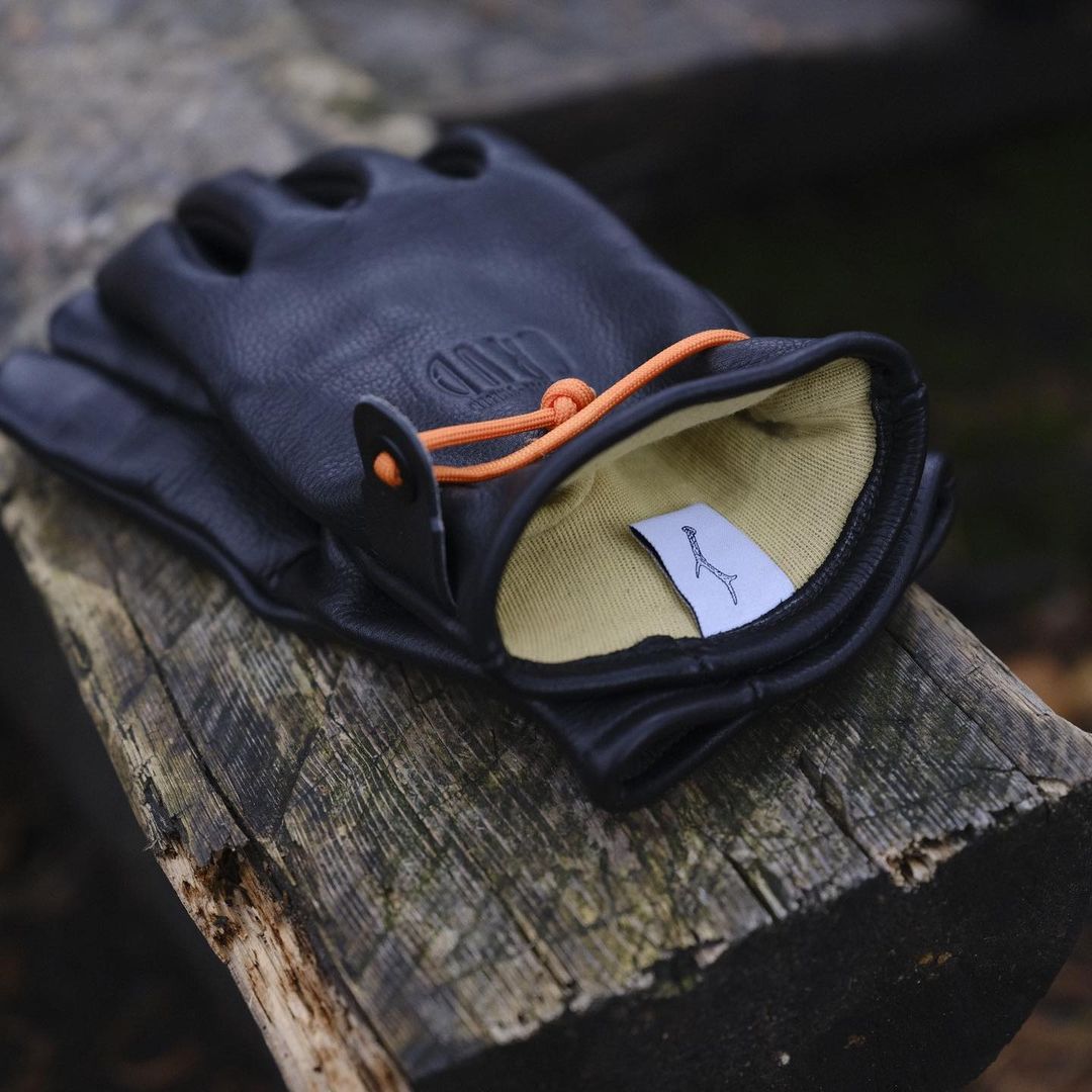 Прочные кожаные походные перчатки Crud Mitsuhiko Kevlar gloves с кевларовой подкладкой для туристов, охотников, рыбаков