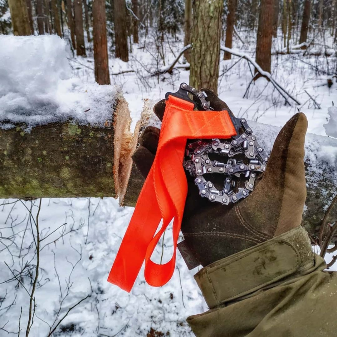 Походная цепная пила Nordic Pocket Saw Original, Orange для туриста, охотника, рыбака