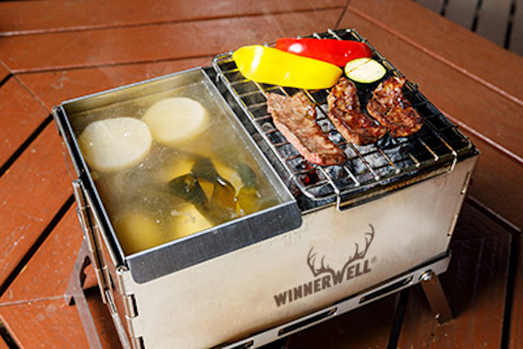 Переносной гриль Winnerwell Portable Camping Cook Grill для туризма, путешествий, загородного отдыха