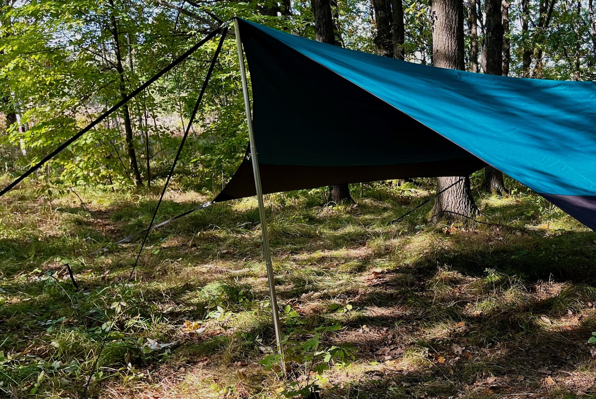 Усиленная регулируемая стойка True Brands Telescopic pole 267 для походного тента, туристического навеса, палатки