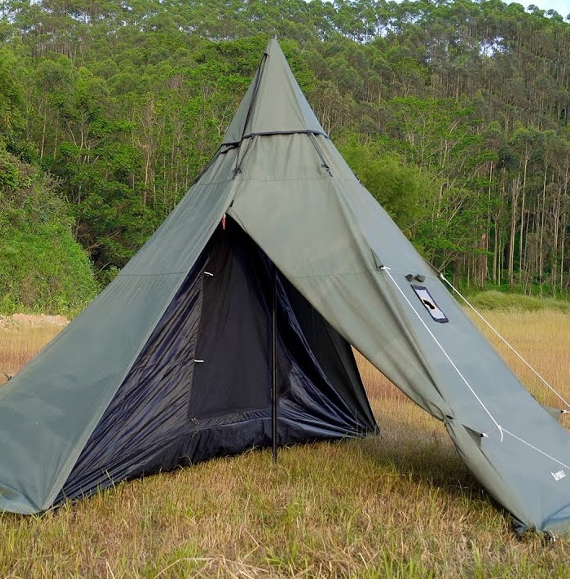 Внутренний тент Pomoly Half Inner Tent для бушкрафт палатки с походной печкой Yarn Plus