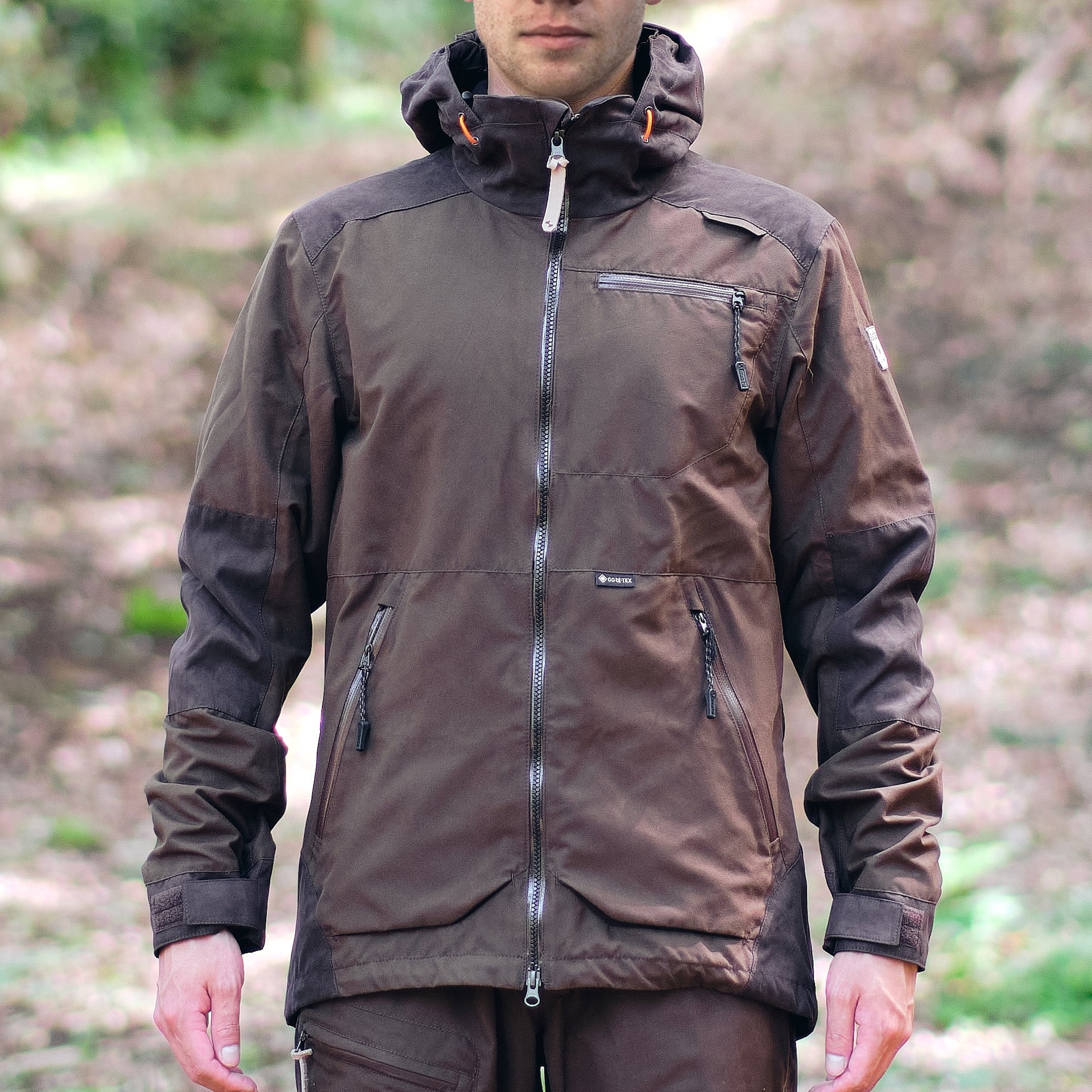 Мужская полевая курткка Sasta Evo jacket, 39 Dark Forest на мембране Gore- Tex для охоты, рыбалки, туризма, трекинга купить в MyBiggame