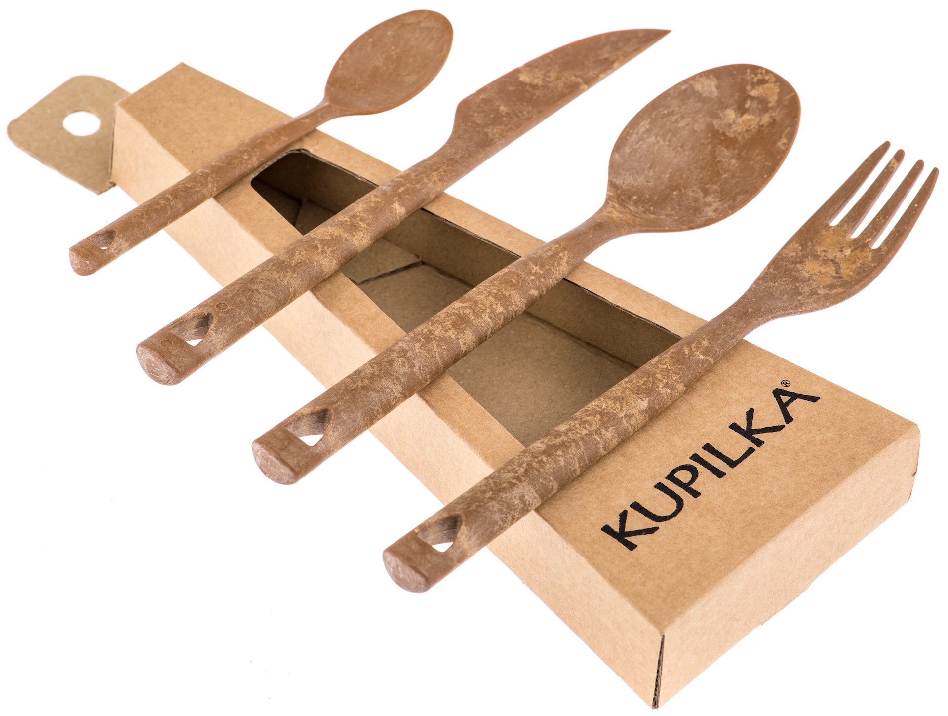 Оригинальный набор туристических столовых приборов Kupilka Cutlery Set  Craft Box, Original для похода, бушкрафта, кемпинга купить в MyBiggame