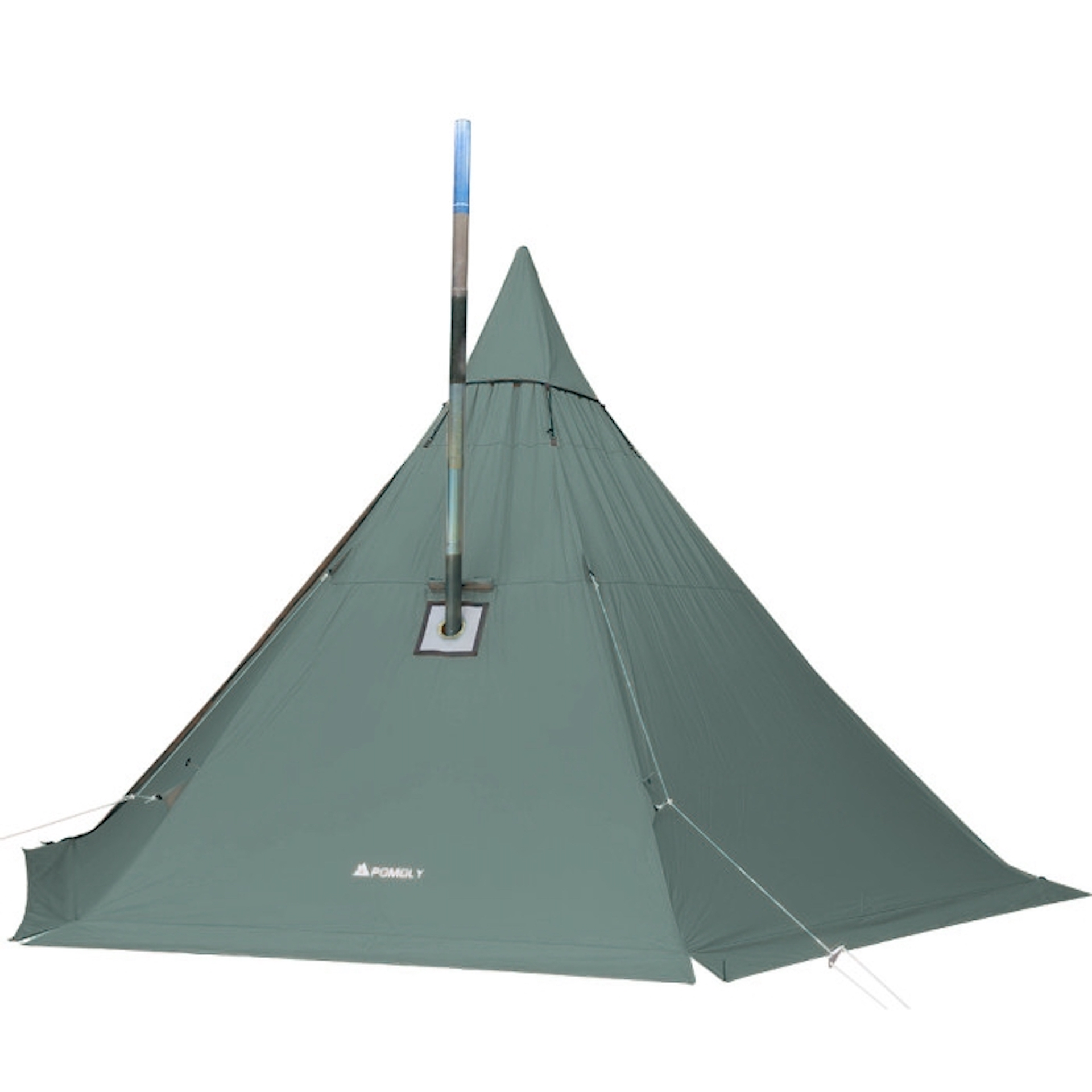 Всесезонная палатка Pomoly Yarn Plus Canvas Тipi Wood Stove Tent, Army  Green с печкой для похода, треккинга, бушкрафта купить в MyBiggame