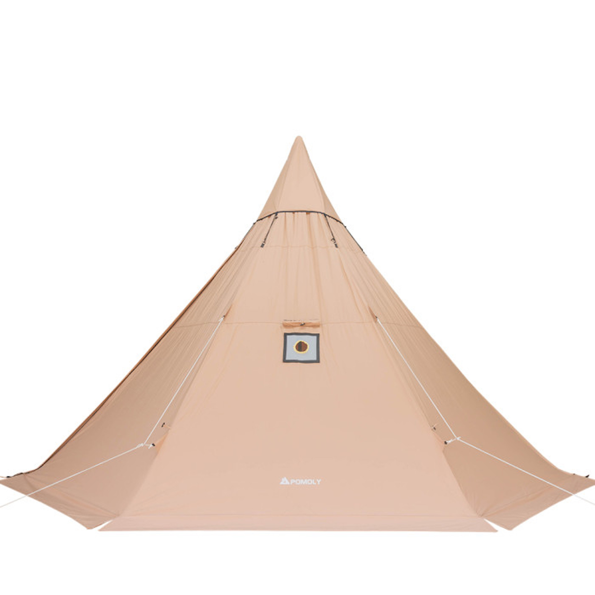 Универсальная палатка 4 сезона Pomoly Yarn Plus Canvas Тipi Wood Stove Tent,  Khaki с печкой для туризма, треккинга, бушкрафта купить в MyBiggame