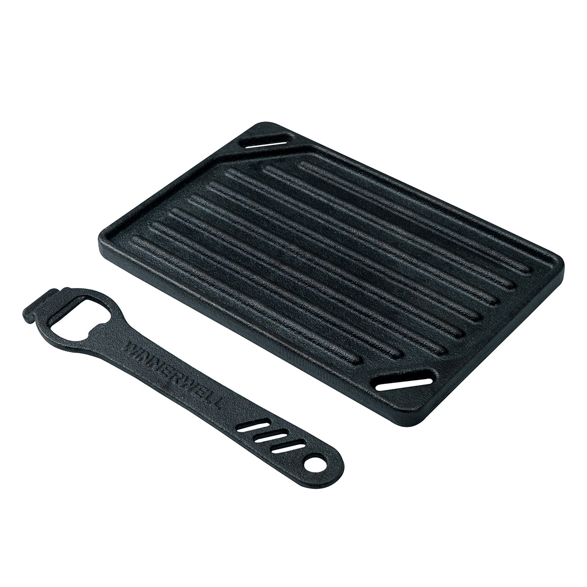 Компактная чугунная плоская сковородка Winnerwell Iron Grill Plate для  похода, кемпинга, бушкрафта, путешествий купить в MyBiggame