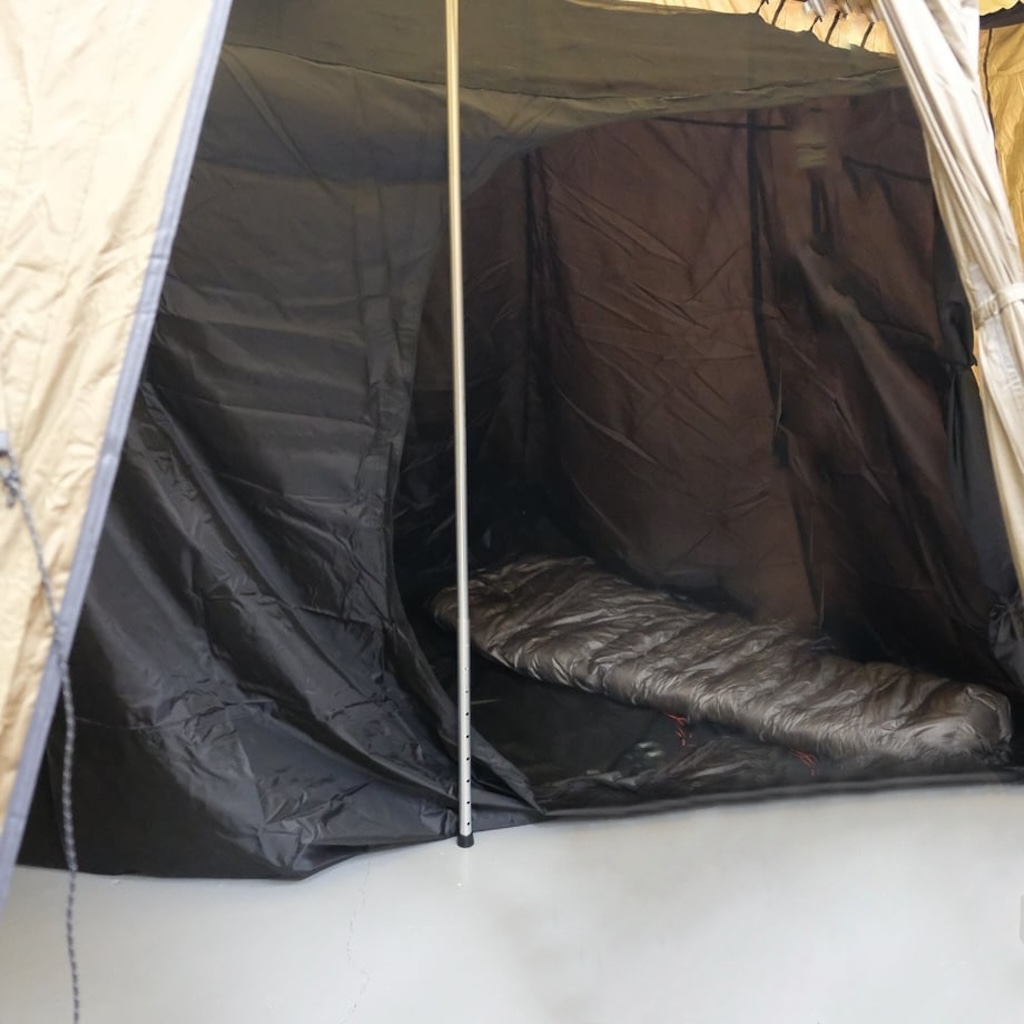 Inside tent outlet