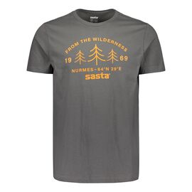 Футболка мужская Sasta Wilderness, 18 Dark Grey, Цвет: 18 Dark Grey, Размер: S
