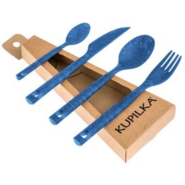 Набор столовых приборов Kupilka Cutlery Set Craft Box, Blueberry, Цвет: Blueberry