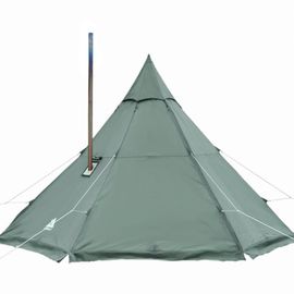 Палатка Pomoly HEX Plus Тipi Wood Stove Tent, Green, Цвет: Green