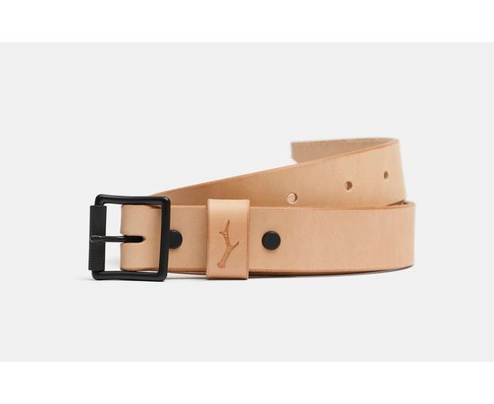 Ремень кожаный Crud Belt, Natural, Цвет: Natural, Размер: 95
