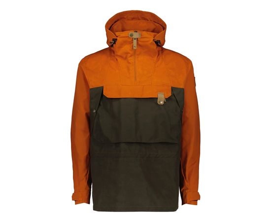 Куртка мужская Sasta Katmai anorak, 66 Orange / 37 Forest Green, Цвет: 66 Orange / 37 Forest Green, Размер: XL