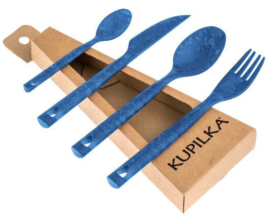 Набор столовых приборов Kupilka Cutlery Set Craft Box, Blueberry, Цвет: Blueberry