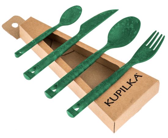 Набор столовых приборов Kupilka Cutlery Set Craft Box, Conifer, Цвет: Conifer