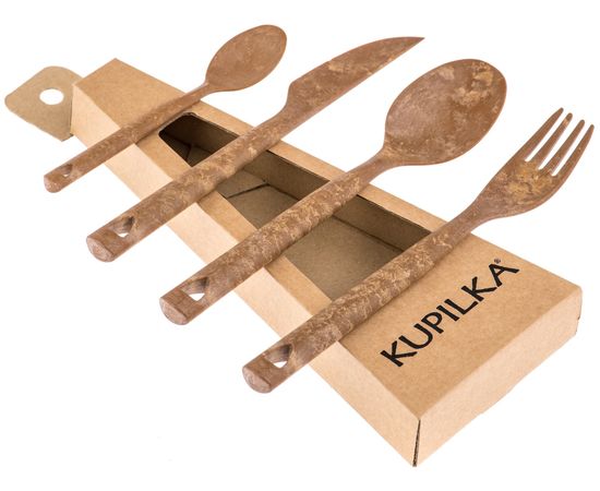 Набор столовых приборов Kupilka Cutlery Set Craft Box, Original, Цвет: Original