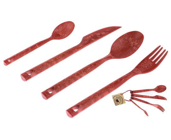 Набор столовых приборов Kupilka Cutlery Set, Cranberry, Цвет: Cranberry