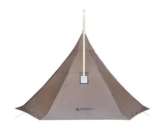 Палатка Pomoly Hussar Plus 2.0 Тipi Wood Stove Tent, Deep Taupe, Цвет: Deep Taupe