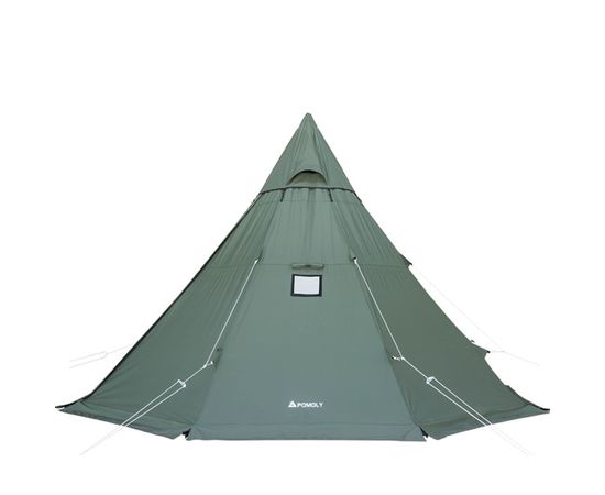 Палатка Pomoly Yarn Octa Canvas Тipi Wood Stove Tent, Army Green, Цвет: Army Green